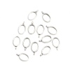 Picture of Zinc Based Alloy Bail Beads Oval Antique Silver 19mm x 5mm, 20 PCs