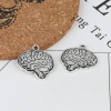 Изображение Цинковый Сплав Подвески Античное Серебро Мозг 23мм x 22мм, 10 ШТ