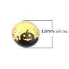 Изображение Стеклянные Хэллоуин Газоплотный Кабошон Круглые, Случайно 12мм диаметр, 20 ШТ