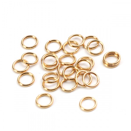 Picture of 304 Stainless Steel Open Jump Rings Findings