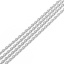 Bild von Edelstahl Geschlossen Gliederkette Kette Oval Silberfarbe 4x3mm, 5 Meter