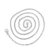 合金 小豆チェーン・あづきチェーン ネックレス 銀古美 62cm長さ、 1 パック （ 12 個/パック） の画像