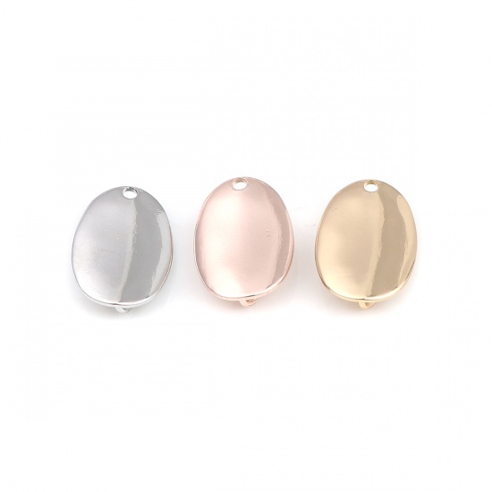 Picture of Brass Connectors Oval Rose Gold 19mm x 14mm, 5 PCs                                                                                                                                                                                                            