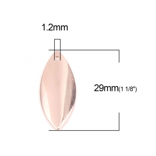 Picture of Brass Connectors Marquise Rose Gold 29mm x 11mm, 5 PCs                                                                                                                                                                                                        