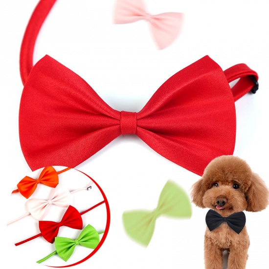 Picture of Fabric Pet Bow Tie At Random Bowknot 40cm, 1 Piece