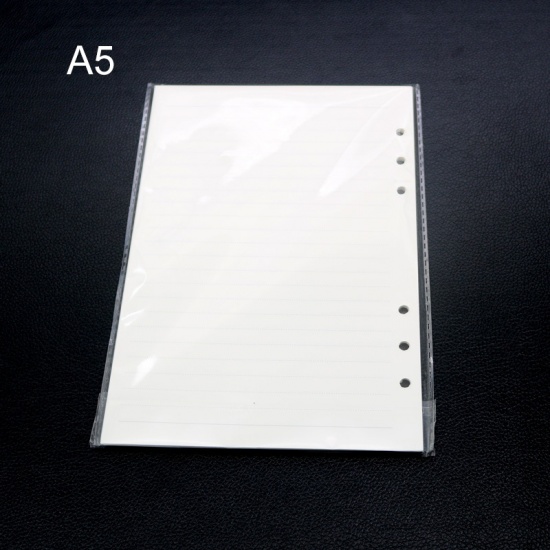 Image de A5 Recharges Papiers Intérieurs de Cahier à Spirale en Papier Blanc Rectangle 1 Cahier