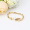 Immagine di Zinc Based Alloy Oval Gold Plated Can Be Screwed Off 25mm x 16mm, 1 Piece