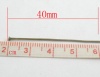 Imagen de Alfileres de Cabeza Aleación de Tono Bronce,4cm de longitud 0.8mm ( 20 gauge) 400 Unidades