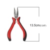 Picture of 1 PC Bent Nose Plier Wire Wrapping Beading Jewelry Tool 13.5cm(5-3/8")