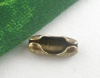 Image de Fermoir Connecteur en Alliage de Fer Bronze Antique (Convnable à Chaîne Maille Bille 2mm) 7mm x 3mm, 500 Pcs