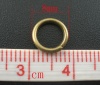 Picture of 1.2mm Iron Based Alloy Open Jump Rings Findings Round Antique Bronze 8mm Dia, 200 PCs