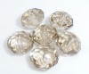 Picture of Crystal Glass Loose Beads Round Champagne Faceted Transparent About 10mm Dia, Hole: Approx 1.4mm, 50 PCs