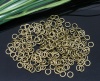 Picture of 0.9mm Iron Based Alloy Open Jump Rings Findings Round Antique Bronze 6mm Dia, 1000 PCs