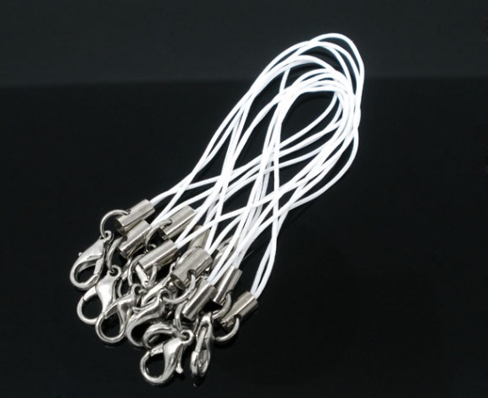 Picture of 100 PCs Cell Phone Lanyard Strap 70mm Cords W/Lobster Clasp 70mm Long