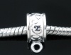 Image de 30 Belières Perles Motif Argenté pour Européen Bracelet Charms 13x9mm