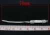Bild von Weiß Handyschnur Handykette mit Loch Ende 70mm Länge.Verkauft eine Packung mit 20
