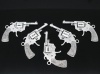 亜鉛合金 チャームペンダント 銃 銀古美 4.0cm x 26.0mm、 10 PCs  の画像