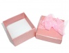 Picture of Paper Jewelry Ring Gift Boxes Square Pink 5cm x 5cm(2"x 2"), 6 PCs