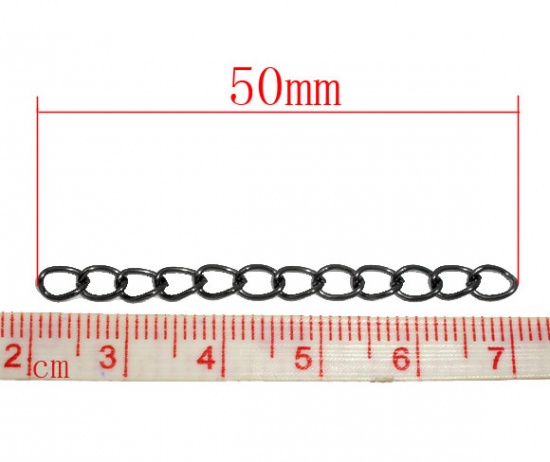 Immagine di Lega di Ferro Estensione Catene Bronzo Duro 50mm x 3.5mm, 100 Pz