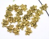 Picture of Zinc Based Alloy Beads Bees Gold Tone Antique Gold About 14mm x 12mm, Hole:Approx 1mm, 50 PCs