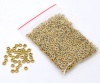 Picture of Zinc Based Alloy Spacer Beads Star Gold Tone Antique Gold About 4mm x 4mm, Hole:Approx 1.2mm, 500 PCs