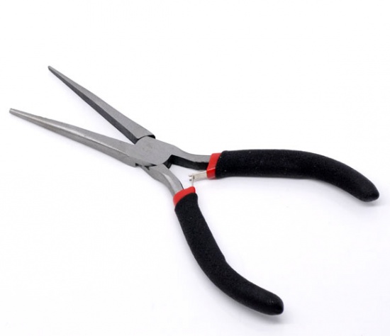 Picture of Flat Long Nose Tapered Pliers Beading Jewelry Tool 15cm, sold per packet of 1