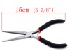Picture of Flat Long Nose Tapered Pliers Beading Jewelry Tool 15cm, sold per packet of 1