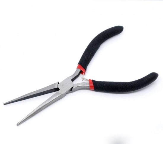 Picture of Flat Long Nose Tapered Pliers Beading Jewelry Tool 15cm, sold per packet of 1