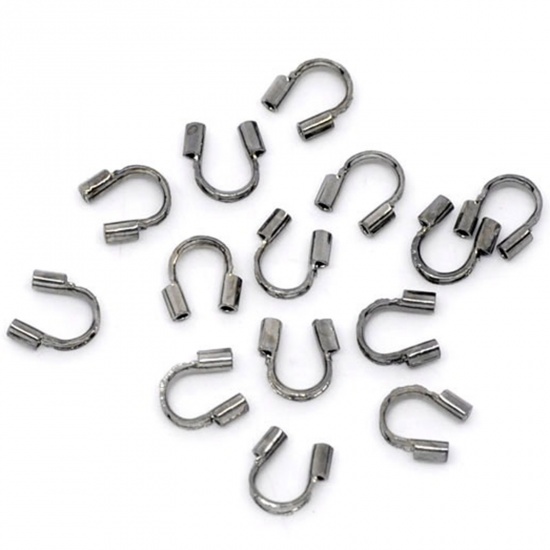 Picture of Copper (Lead & Nickel Free) Wire Protectors Arched Gunmetal 5mm x 5mm, 200 PCs