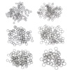 Picture of 304 Stainless Steel Opened Jump Rings Findings Round Silver Tone 7mm( 2/8") Dia, 500 PCs