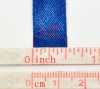 Bild von Dunkelblau Polyester Satinband Schmuckbänder, 12.6mm, 1 Rolle(ca. 25 Yards/Rolle)