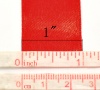 Image de Ruban en Polyester Satin Rouge 24mm, 1 Rouleau(Env. 25 Yards/Rouleau)