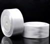 Picture of Polyester Easter Satin Ribbon White 40.7mm(1 5/8"), 1 Roll(Approx 25 Yards/Roll)