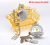 Изображение Кварцевые Карманные часы С батареей с Цепочкой 42cm длина Серебряный Тон , Проданные 1 шт
