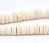 Picture of Nature Color Coconut Shell Rondelle Loose Beads 8mm 40cm, sold per packet of 4 strands
