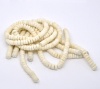 Picture of Nature Color Coconut Shell Rondelle Loose Beads 8mm 40cm, sold per packet of 4 strands