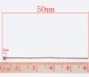 Imagen de Alfileres de cabeza de bola Latón de Óxidos de Cobre,5cm de longitud 0.5mm (24 gauge), 300 Unidades                                                                                                                                                           