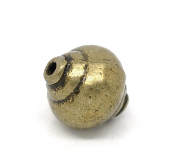 Picture of Zinc Based Alloy Spacer Beads Lantern Antique Bronze About 8mm x 8mm, Hole:Approx 1mm, 50 PCs