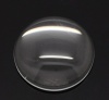 Picture of Transparent Glass Dome Seals Cabochons Round Flatback Clear 18mm( 6/8") Dia, 30 PCs