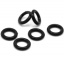 Изображение Кольца Резиновые Для Европейского Стиля Браслеты 10mm Черные для Бусин Пробки,проданные 500 шт