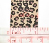 Picture of Grosgrain Easter Ribbon Coffee Leopard 25mm(1"), 20 Yards(Approx 18.3 M)