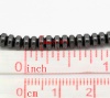 Bild von Schwarz Flach Rund Hämatit Perlen Beads 4mmx2mm,38cm lang,verkauft eine Packung mit 2 Stränge(ca. 2x175 Stk.)