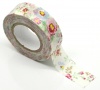 Picture of Paper Easter Adhesive Tape Sticker Scrapbooking Multicolor Flower Pattern 4.5cmx1.5cm(1 6/8"x 5/8"), 10 Rolls (Approx 10M/Roll)