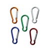 Picture of Aluminum Carabiner Keychain Clip Hook Mixed 48mm x 25mm, 20 PCs