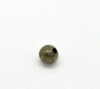 Picture of Brass Spacer Beads Ball Antique Bronze Sparkledust About 4mm( 1/8") Dia, Hole: Approx 1mm, 200 PCs                                                                                                                                                            
