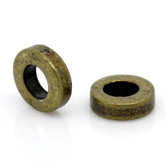 Picture of Spacer Beads Round Antique Bronze 6mm Dia,Hole:Approx 3.2mm,300PCs
