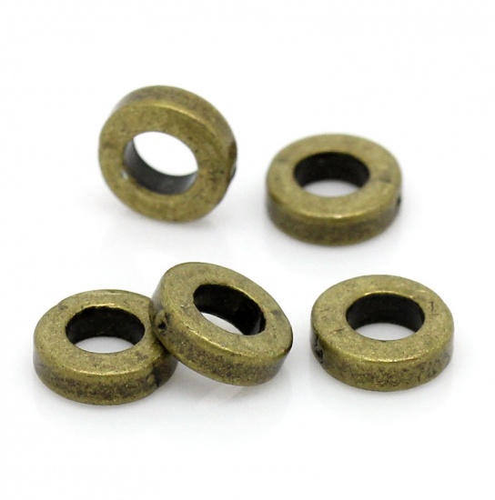 Picture of Spacer Beads Round Antique Bronze 6mm Dia,Hole:Approx 3.2mm,300PCs