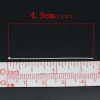 Immagine di Ottone Testa di SpilloSpilli Argento Placcato lunghezza:4.5cm 0.5mm (misura), 500 Pz                                                                                                                                                                          