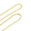 Picture of Zinc Based Alloy Ball Chain Necklace Gold Plated 80cm(31 4/8") long, Chain Size: 2mm Dia., 12 PCs