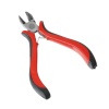 Picture of Stainless Steel Diagonal Cutting Pliers Jewelry Making Hand Tools Black & Red 11.5cm(4 4/8"),1 Piece